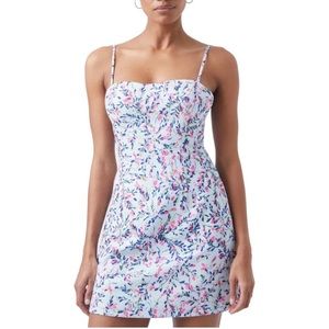 FRENCH CONNECTION Mini Floral Tie Back dress, size 0
